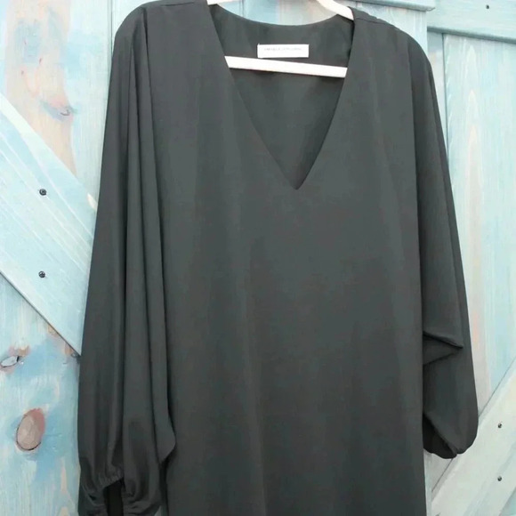 Amanda Uprichard Black Dress Size Medium Tie Waist Belt - Picture 3 of 7